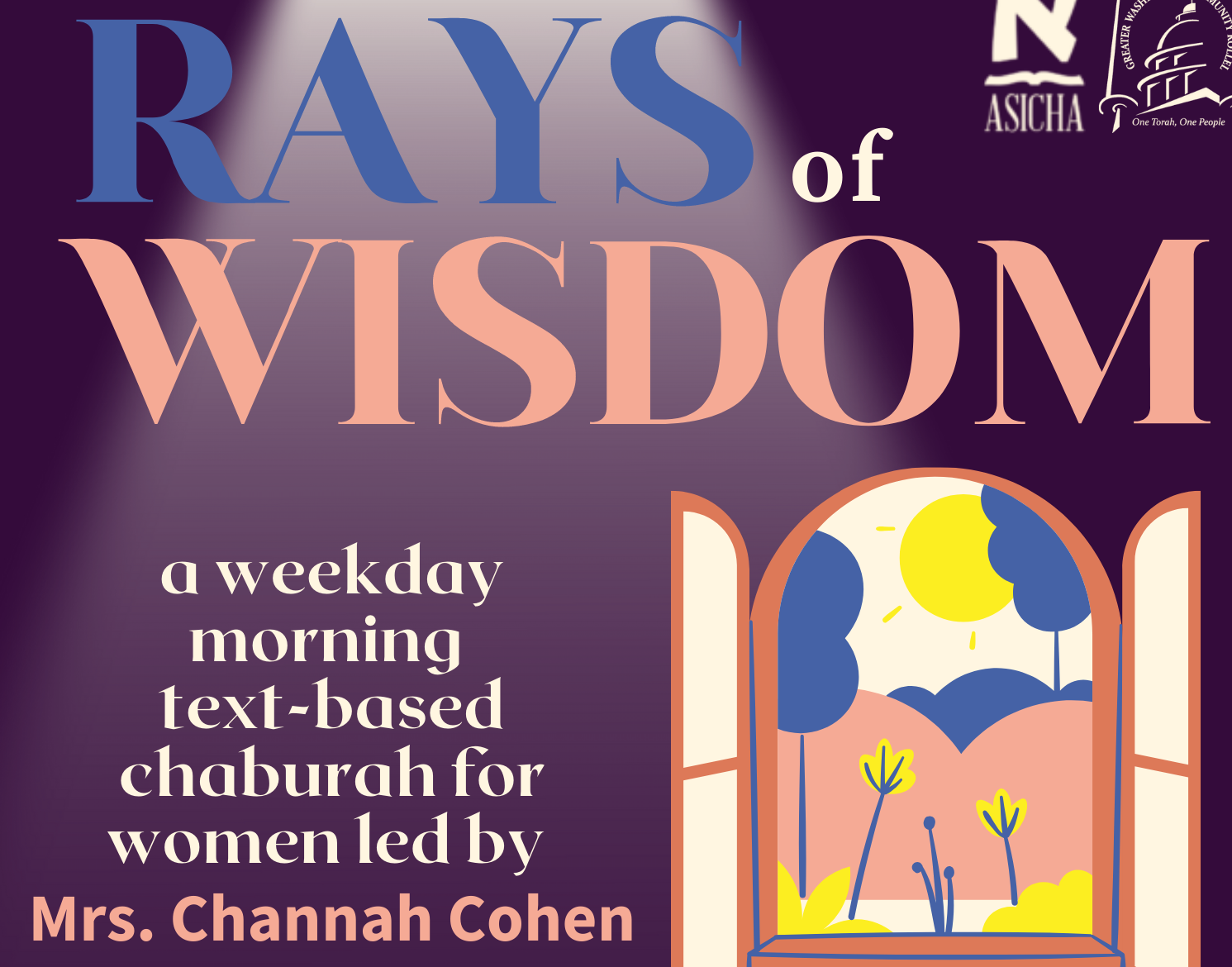 Rays of Wisdom (Resumes after Sukkos)